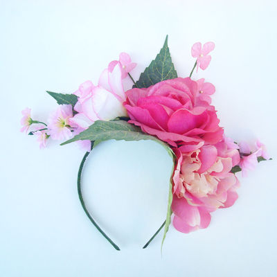 Blooming orchid headpiece