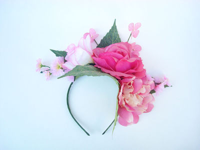 Blooming Orchid headpiece