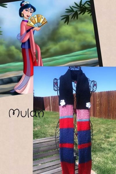 Mulan inspired scarf