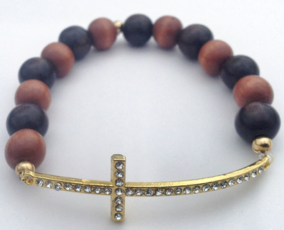Contrast Wood Bracelet