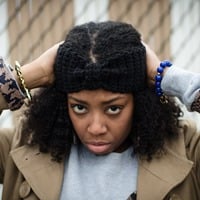 Black Bow Headband - Thumbnail 1