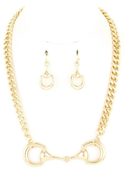 Horsebit Links Necklace