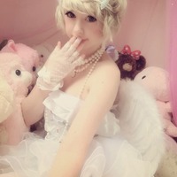 Angel Fairy With Wings White Flufy Dress SP141214 - Thumbnail 1