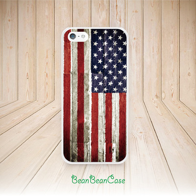 Vintage retro American wood USA flag case for iPhone, Samsung S6/Note5, Sony, LG Nexus, Nokia Lumia, HTC One M8/M9, Moto (N21)