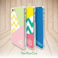 Geometric chevron zig zag funny candy case, personalized name for  iPhone 6s, Samsung S6/Note5, Sony, LG Nexus, Nokia Lumia, HTC One M8/M9, Moto(N11) - Thumbnail 2