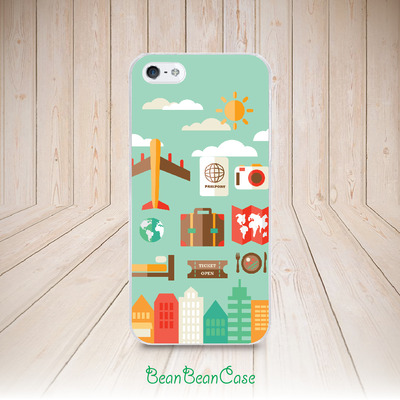 Travel plane holiday trip concept case for iphone 6/6s/5/5s/5c, samsung s6/note5, sony, lg nexus, nokia lumia, htc one, moto x moto g(a31) - Thumbnail 4