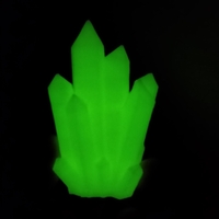 3D Printed Kryptonite Glow in the Dark  - Thumbnail 4