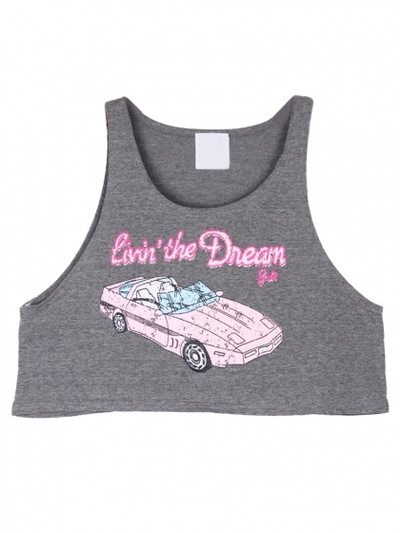 Livin' The Dream Barbie Crop Top