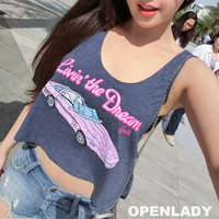 Livin' The Dream Barbie Crop Top - Thumbnail 1