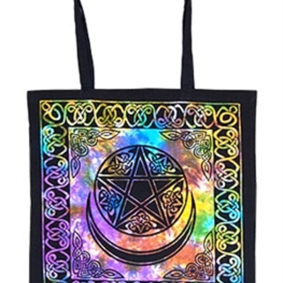 Tote bag - pentacle w/moon