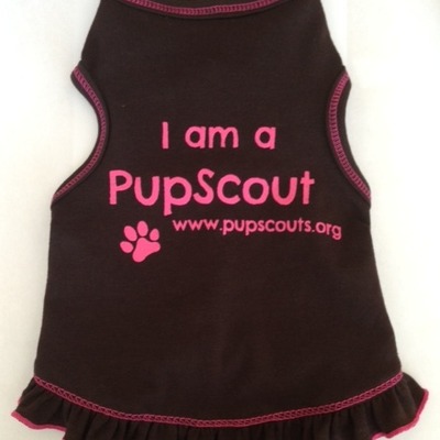 Pupscout dog girl t-shirt