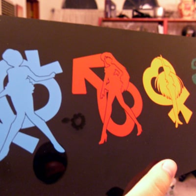 Sailor mars make-up!