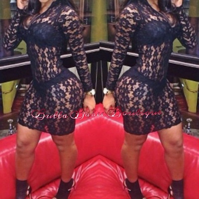 *laylani* lace bodycon