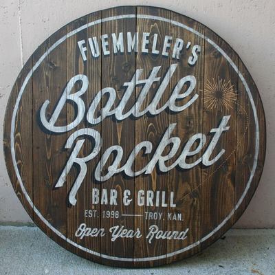 Round premium sign - Thumbnail 2