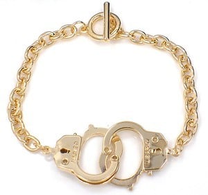 Handcuffed Bracelet - Gold & Silver