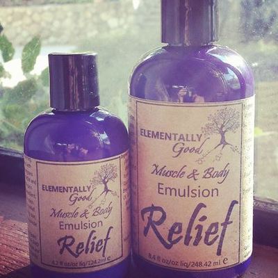 Relief muscle relieving moisturizer