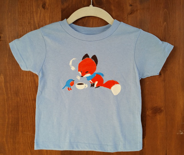 Kids - Fox and Boots Tshirt