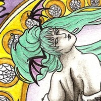 Morrigan Aensland - Darkstalkers fine art print - Thumbnail 3