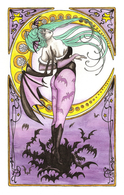 Morrigan Aensland - Darkstalkers fine art print
