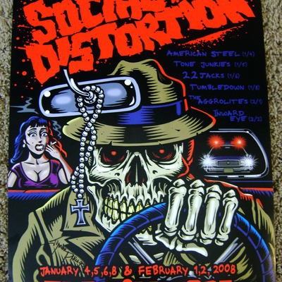 Social distortion fillmore poster 2008 - Thumbnail 2