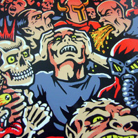 BL'AST! west coast tour screenprinted poster 2001 - Thumbnail 2