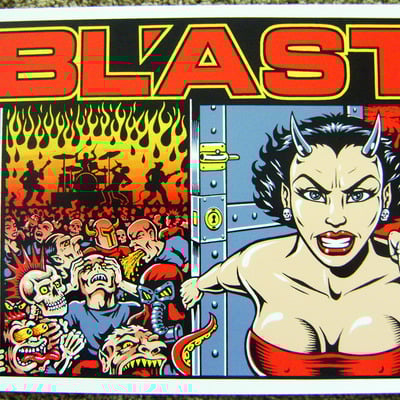 Bl'ast! west coast tour screenprinted poster 2001 - Thumbnail 3