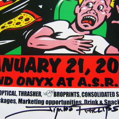 Tsol thrasher magazine screenprinted poster