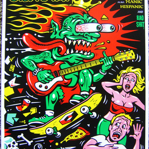 TSOL Thrasher Magazine screenprinted poster · Jimbo Phillips