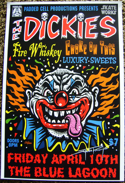 Dickies music event art poster