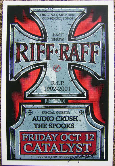 Riff Raff screenprintedposter
