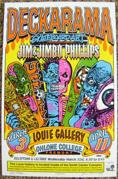 DECKARAMA 2004 screenprinted poster