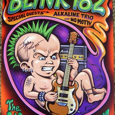 Blink 182 collectible art poster 2001 - Thumbnail 5