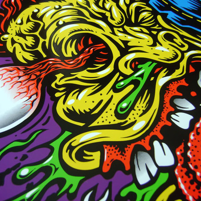 Guttermouth screenprinted poster