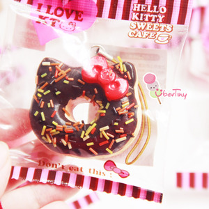 Rare* Hello Kitty Licensed Mini Donut Squishy · Uber Tiny