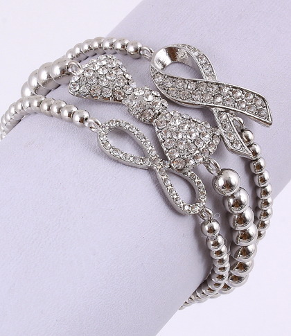 Together We Will Win Set in Silver or Gold