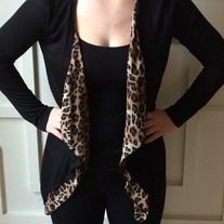 Leopard Print Cardigan 