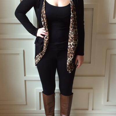 Leopard print cardigan 