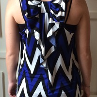 Chevron Bow-Back Tank  - Thumbnail 1