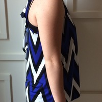 Chevron Bow-Back Tank  - Thumbnail 2