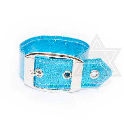 Glitter choker(blue)