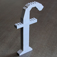 LEGO Lowercase F (Times) - Thumbnail 3