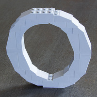 LEGO Lowercase O (Times) - Thumbnail 2