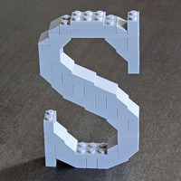 LEGO Lowercase S (Times) - Thumbnail 2