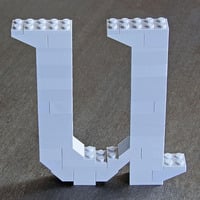 LEGO Lowercase U (Times) - Thumbnail 2