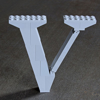 LEGO Lowercase V (Times) - Thumbnail 2