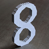 LEGO Number 8 (Times) - Thumbnail 3