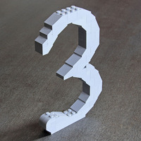 LEGO Number 3 (Times) - Thumbnail 3