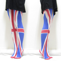 Cheerio! // Union Jack pattern punk tights - Thumbnail 2