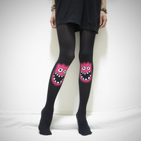 Roarrrr // Little red monster tights - Thumbnail 1