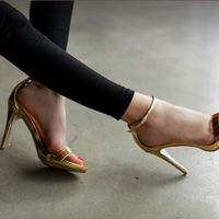 Golden - Stilettos-Worldwide Shipping - Thumbnail 3